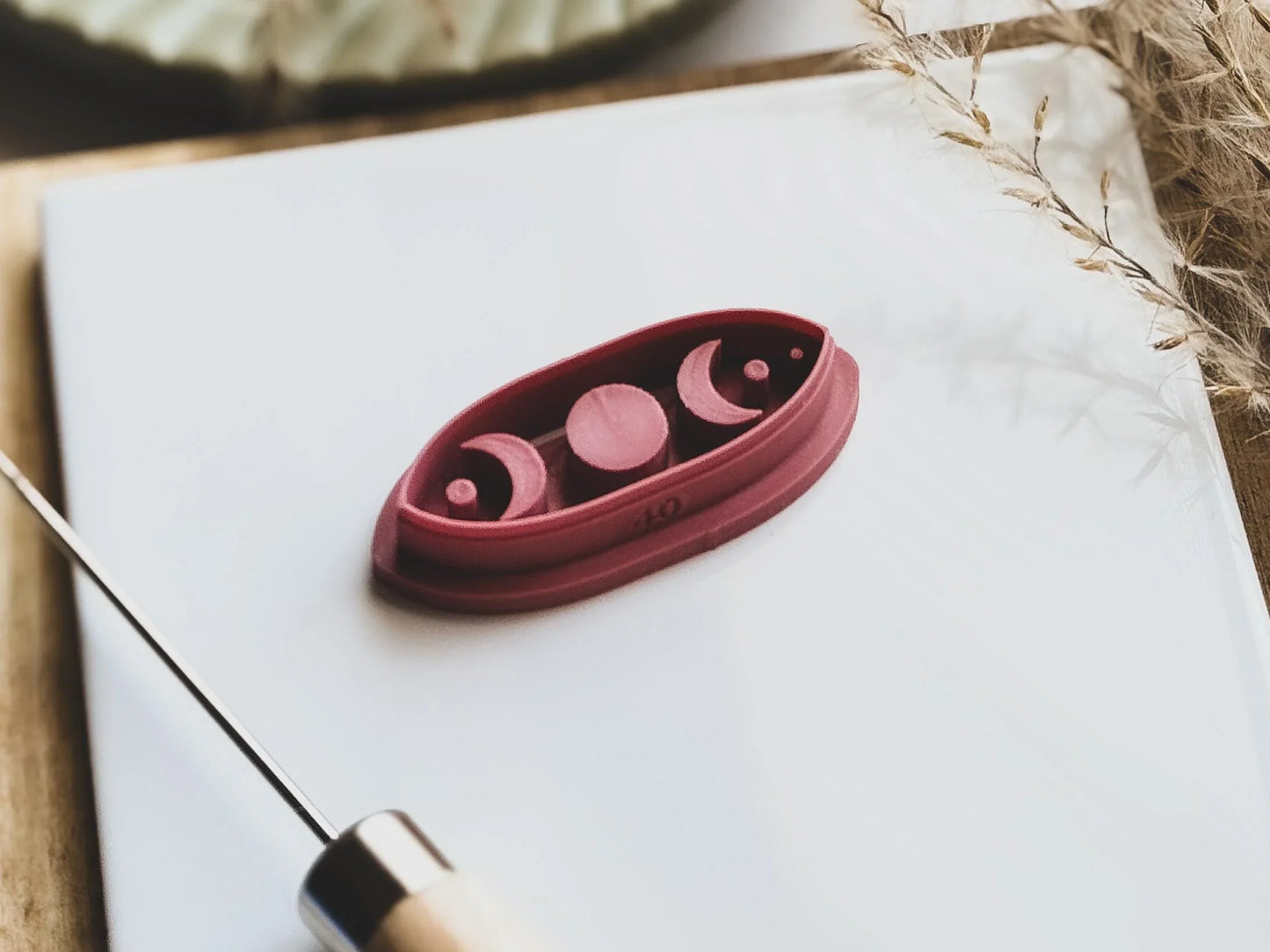 Celestial Cutter with Moon Phases, Summer garden themed cutter for polymer clay artists. various sizes available, UK made!-Celestial Cutters