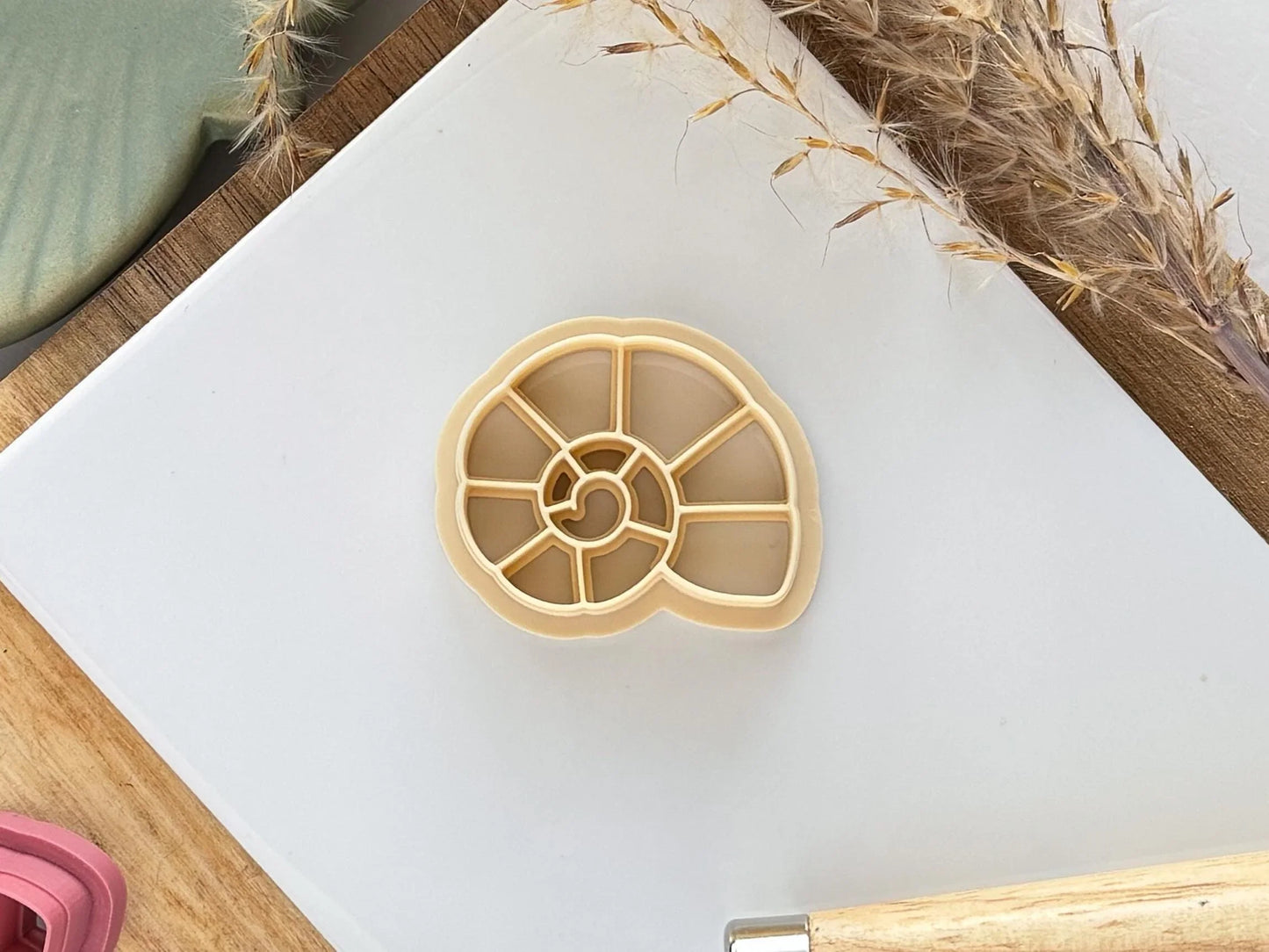 Spiral Seashell Clay Cutter, Sea snail shell shaped cutter for polymer clay, silver clay and more, 5 sizes available, made in the UK!-Summer Cutters