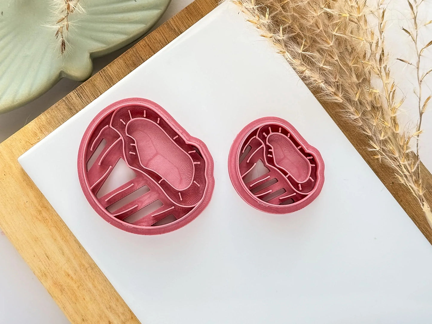 Coconut Clay Cutter, detailed half coconut shaped cutter for clay, 5 sizes to chose from, Made in the UK-Summer Cutters