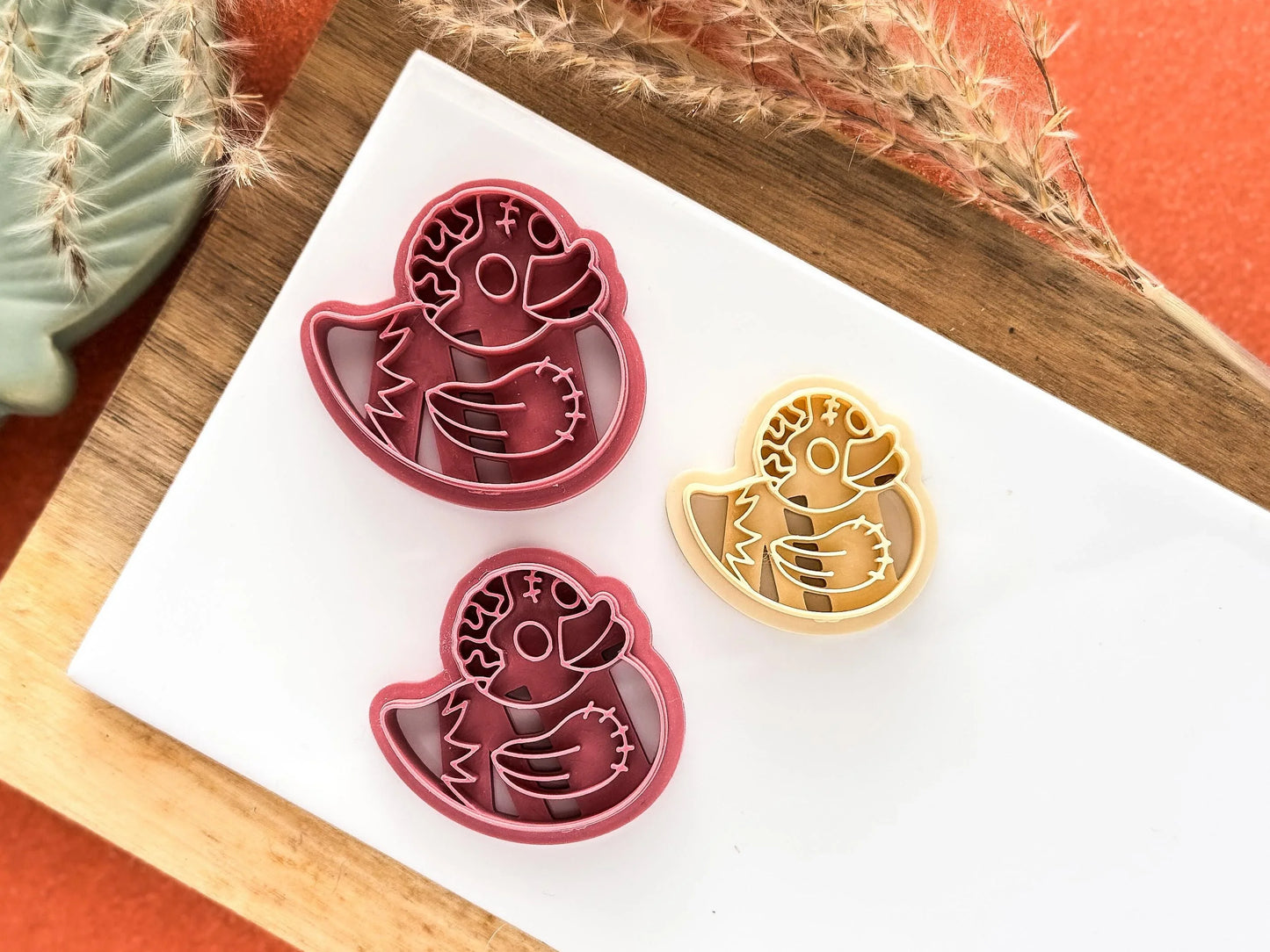 Zombie Duck Clay Cutter, Halloween spooky duck cutter for polymer and silver clay, Made in the UK-Gothic / Alt Cutters