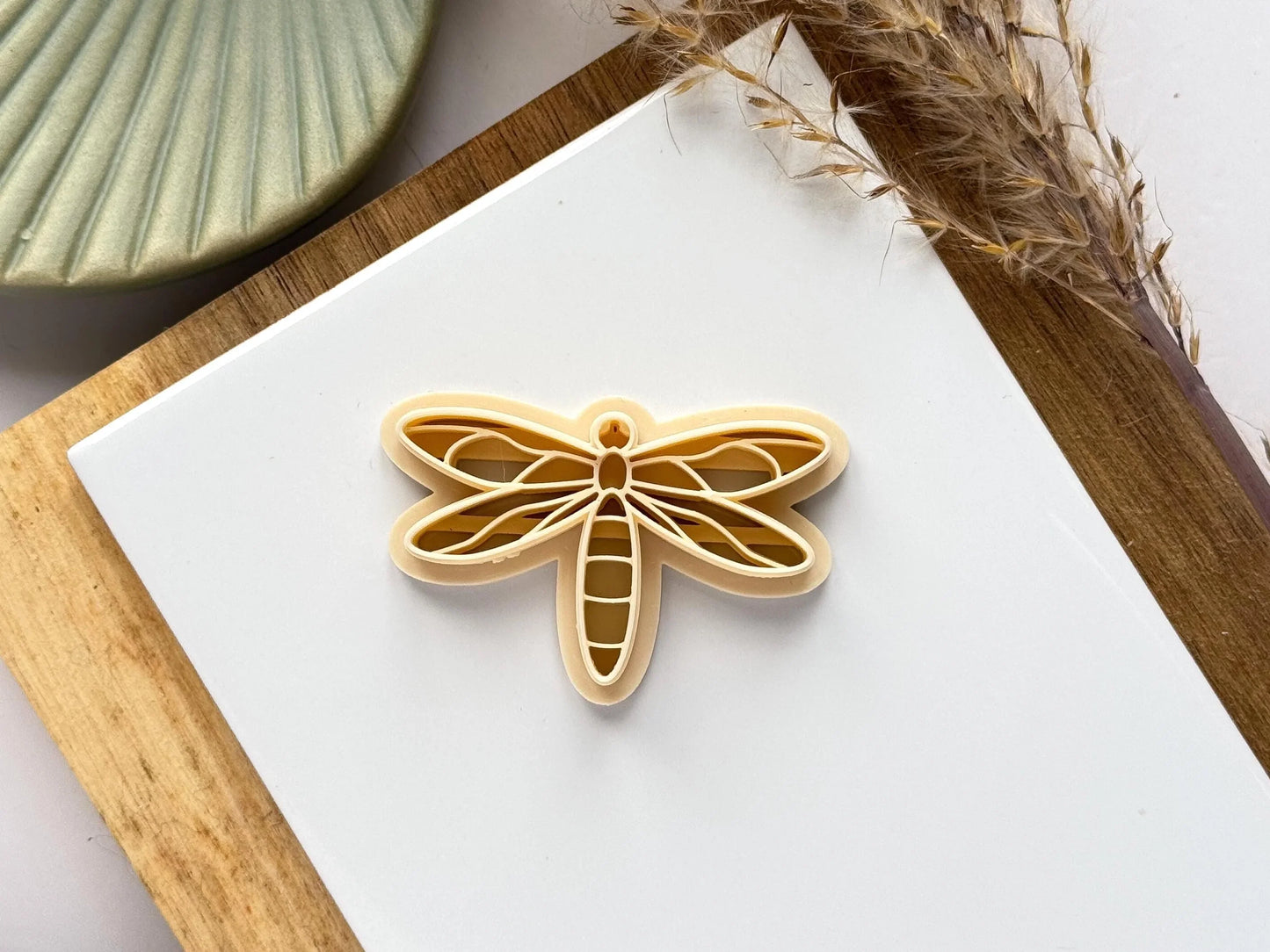 Dragonfly Polymer Clay Cutter, detailed clay cutter for use with silver clay and polymer clay. UK made-Animal & Nature Cutters