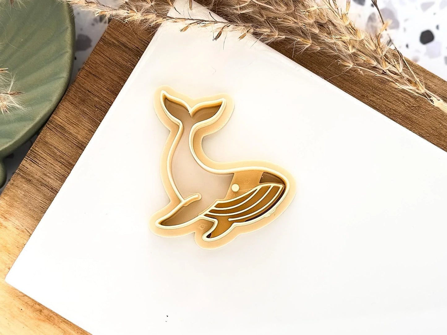 Whale Clay Cutter, blue whale cutter for use with polymer and silver clay, 2.5 - 4.5 cm, made in the UK-Animal & Nature Cutters
