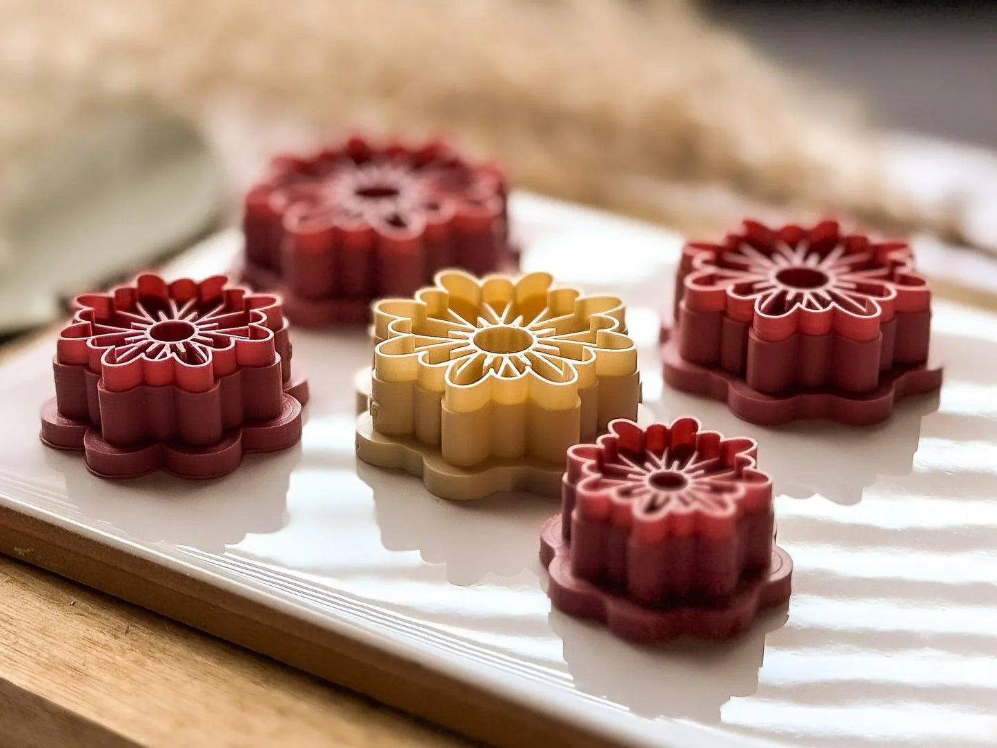 Daisy Flower Clay Cutter, detailed cutter for polymer clay and silver clay crafts, UK made-Floral Clay Cutters