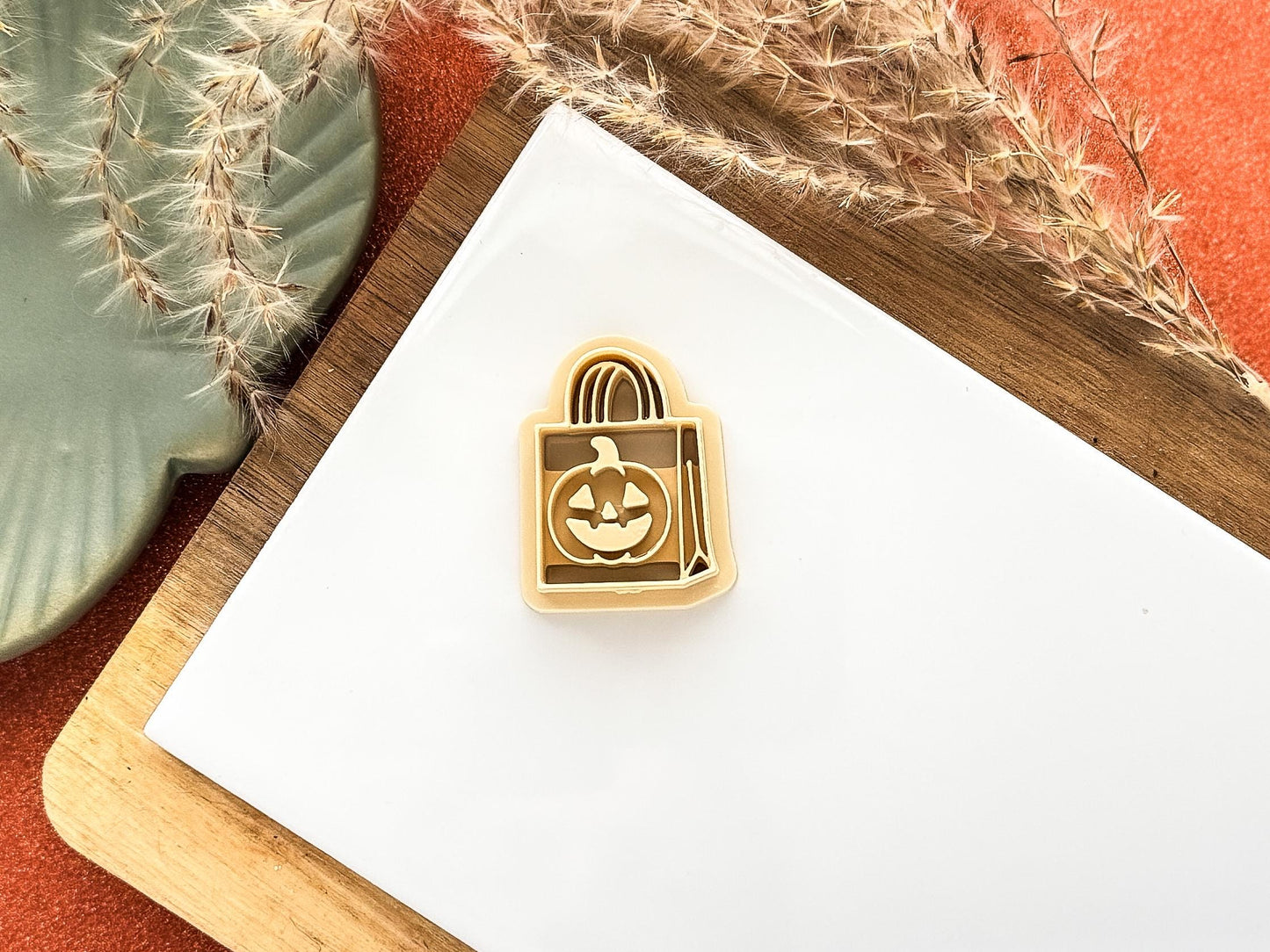 Halloween Clay Cutter Trick or Treat Bag, halloween themed cutter polymer clay and silver clay, UK made-Halloween / Goth Cutters