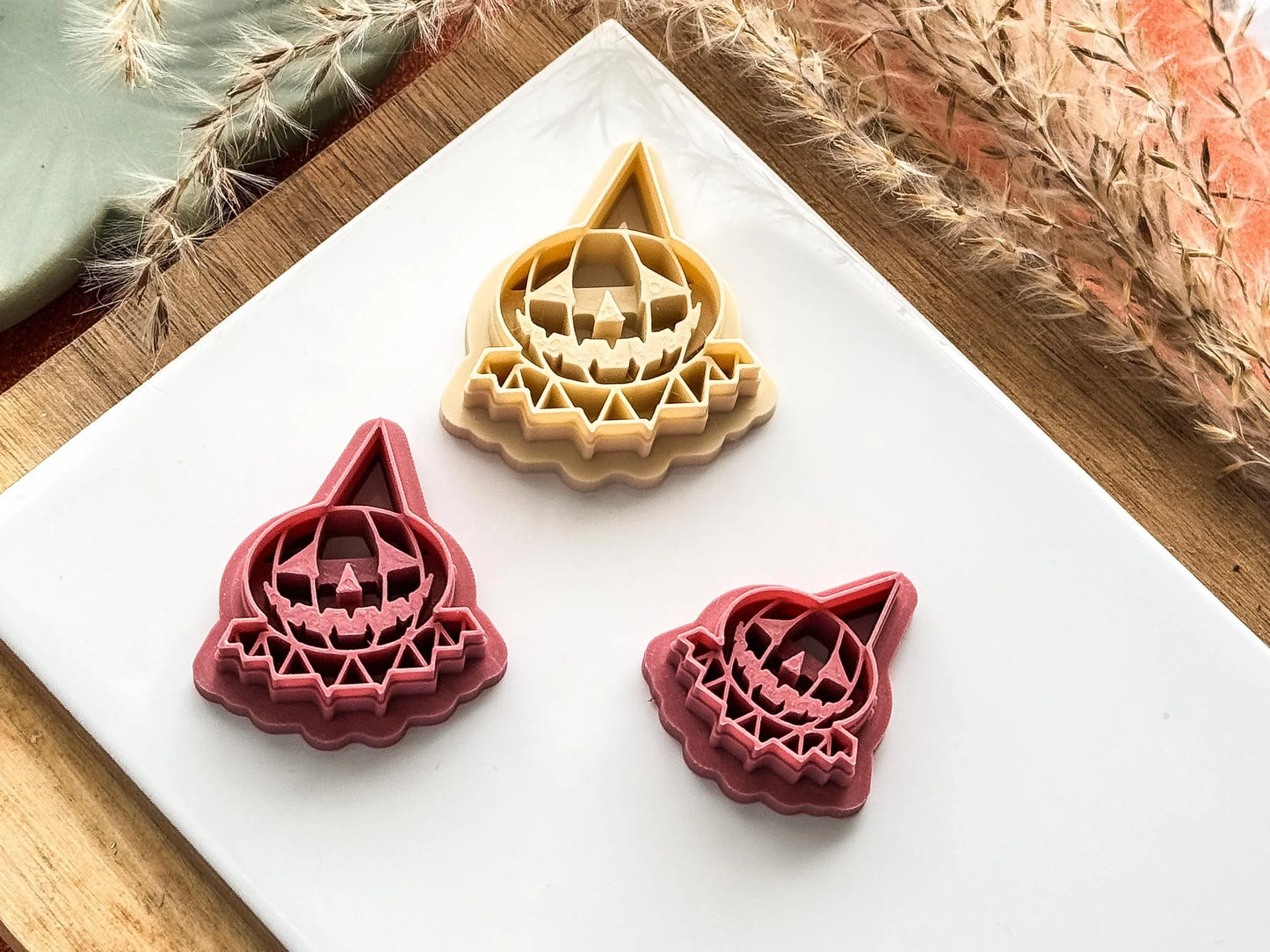 Pumpkin Clown Cutter, spooky halloween cutter for polymer clay and silver clay, UK made-Halloween / Goth Cutters