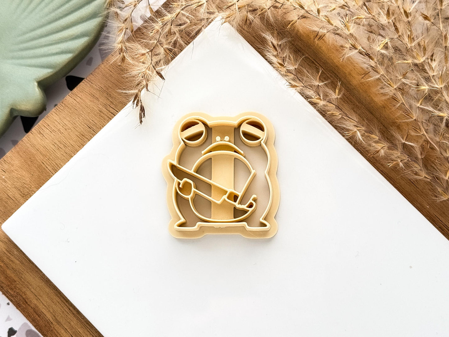 Evil Frog Clay Cutter, available in 2.5 - 4.5 cm sizes, made in the UK-Animal & Nature Cutters