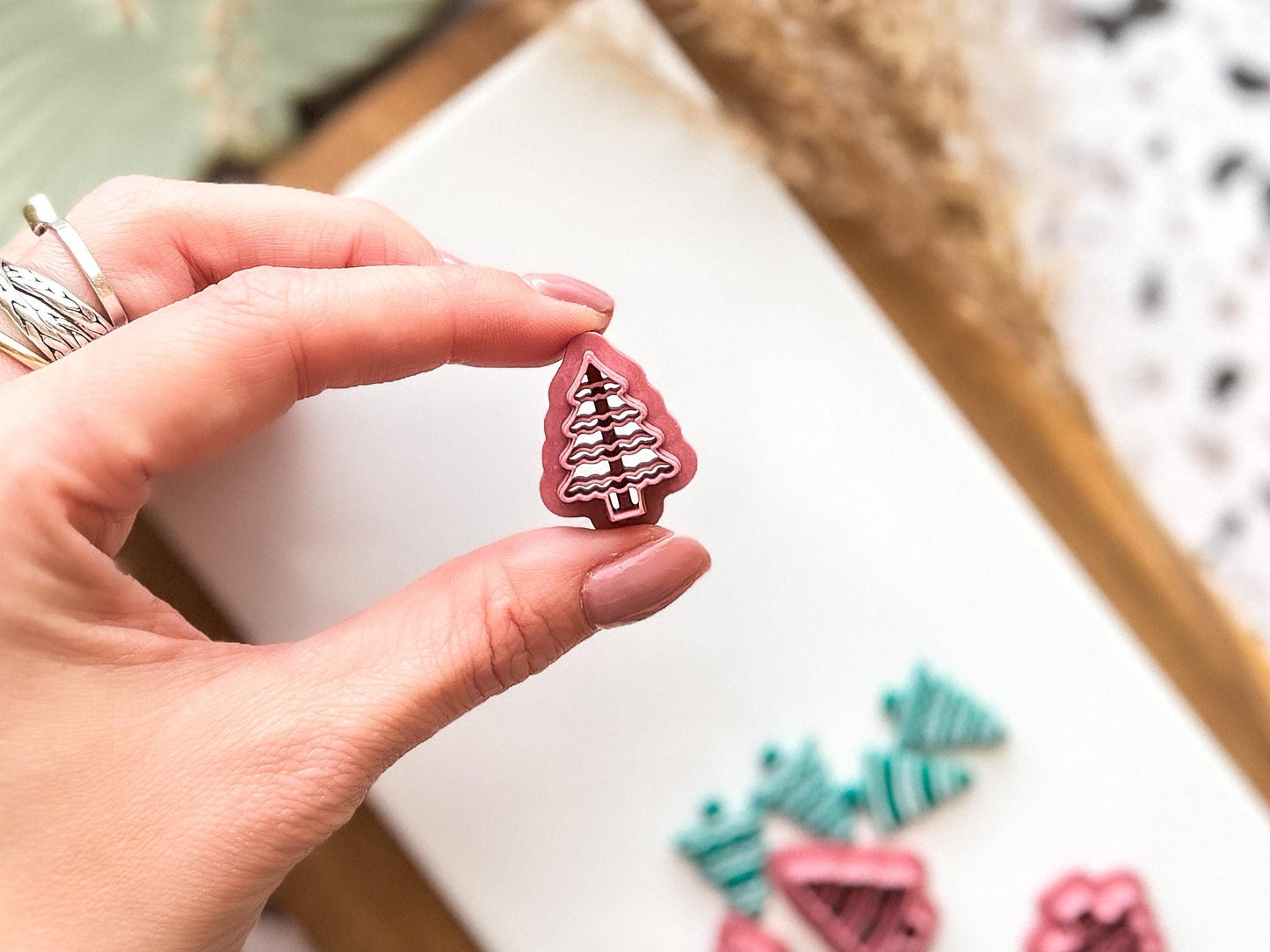 Christmas Tree Polymer Clay Cutter Set-Christmas / Winter