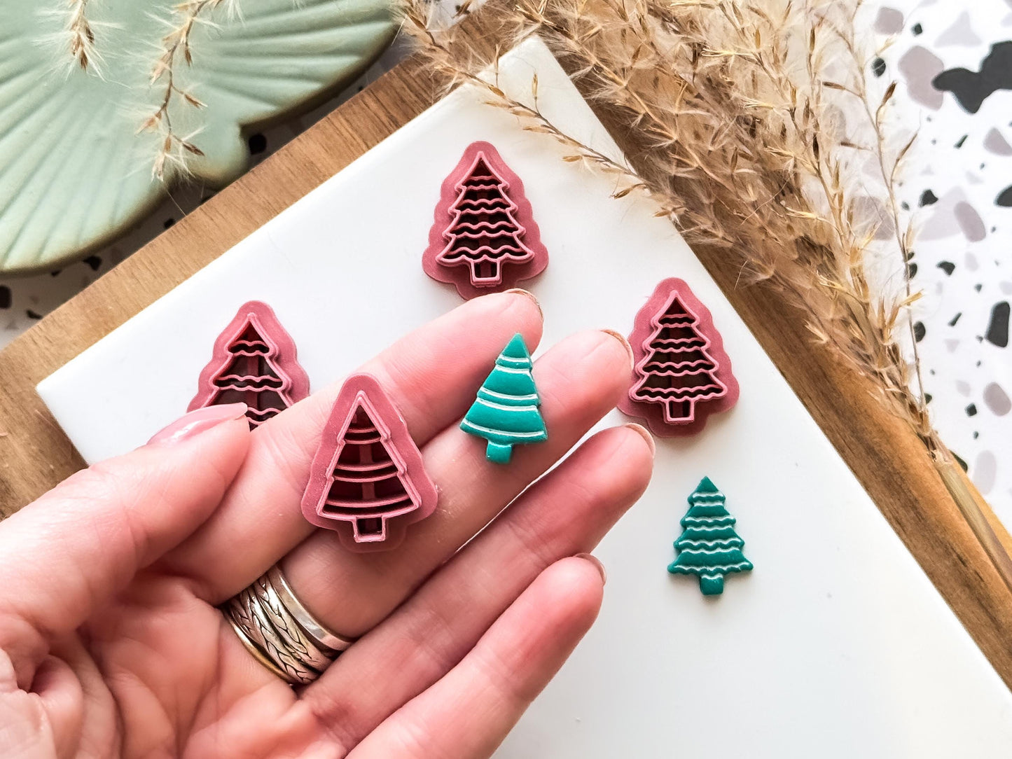 Christmas Tree Polymer Clay Cutter Set-Christmas / Winter