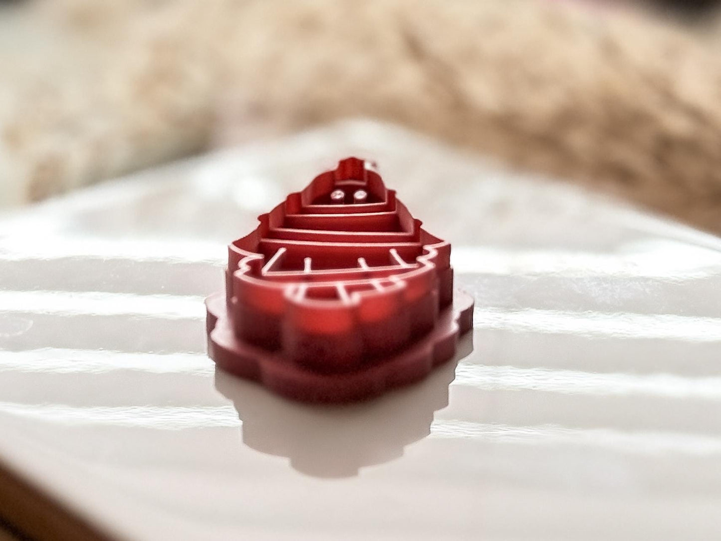 Ghost Christmas Tree Polymer Clay Cutter: Spooky Xmas Clay Tool, 3 - 5 cm, UK Made-Christmas / Winter