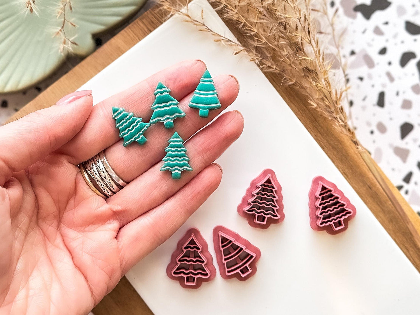 Christmas Tree Polymer Clay Cutter Set-Christmas / Winter
