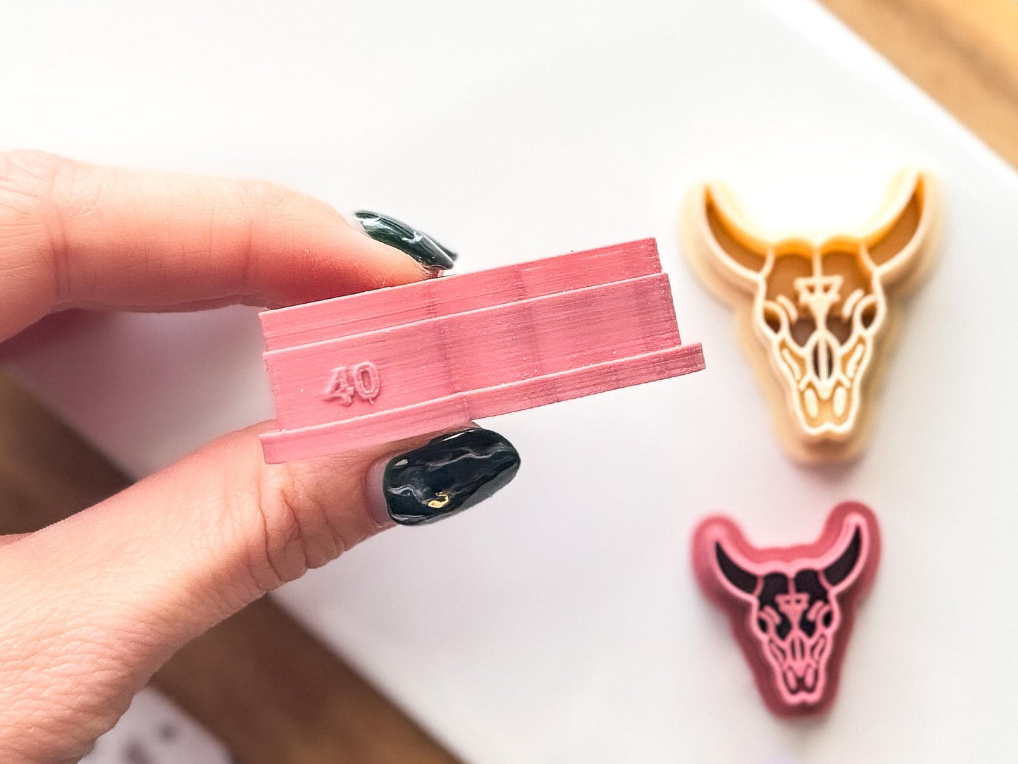 Animal Skull Clay Cutter: Witchy Symbol Detailed Cutter For Polymer and Silver Clay - UK Made-Halloween / Goth Cutters