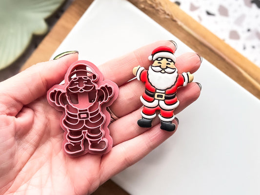 Christmas Santa Clay Cutter: Jolly Father Christmas Design For Clay And Fondant-Christmas / Winter