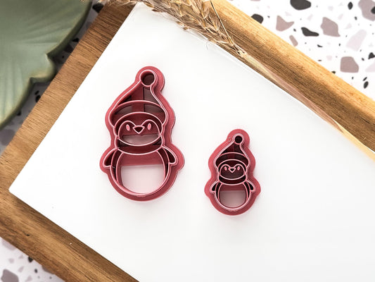 Christmas Penguin Clay Cutter: Plastic Cutting Tool For Clay And Fondant-Christmas / Winter