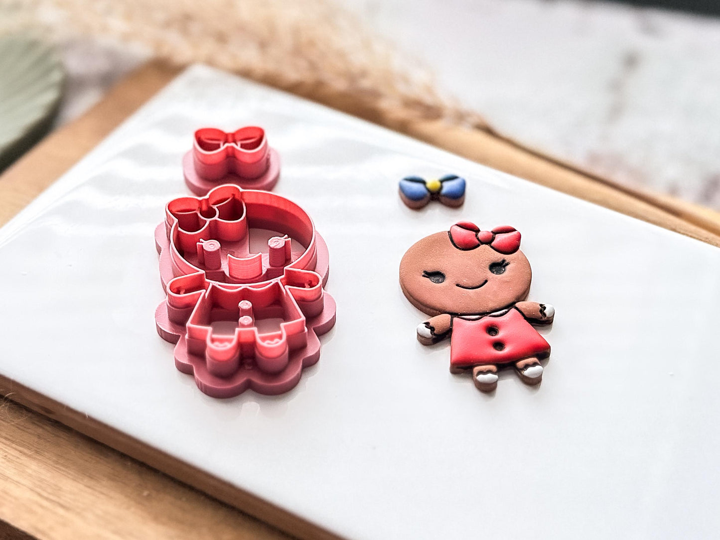 Gingerbread Girl Clay Cutter: Christmas Themed Clay and Baking Tool, 2.5 - 4.5 cm-Christmas Clay Cutters