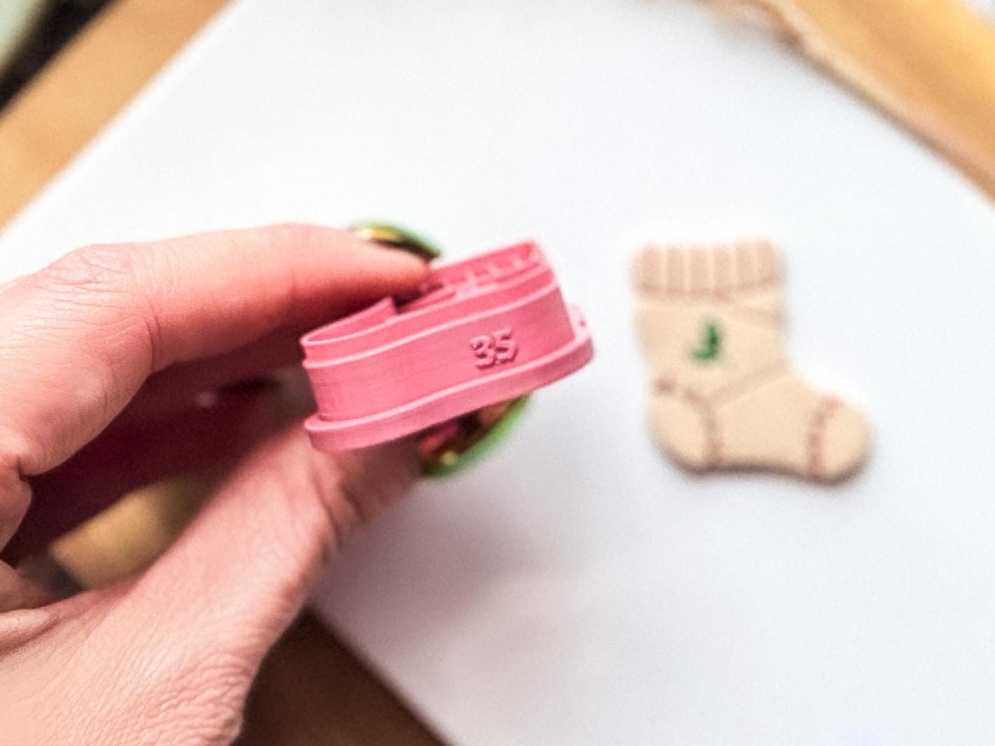 Autumn Sock Cutter: Cosy Fall Themed Polymer & Metal Clay Tool, 2.5 -4.5 cm-Autumn Clay Cutters