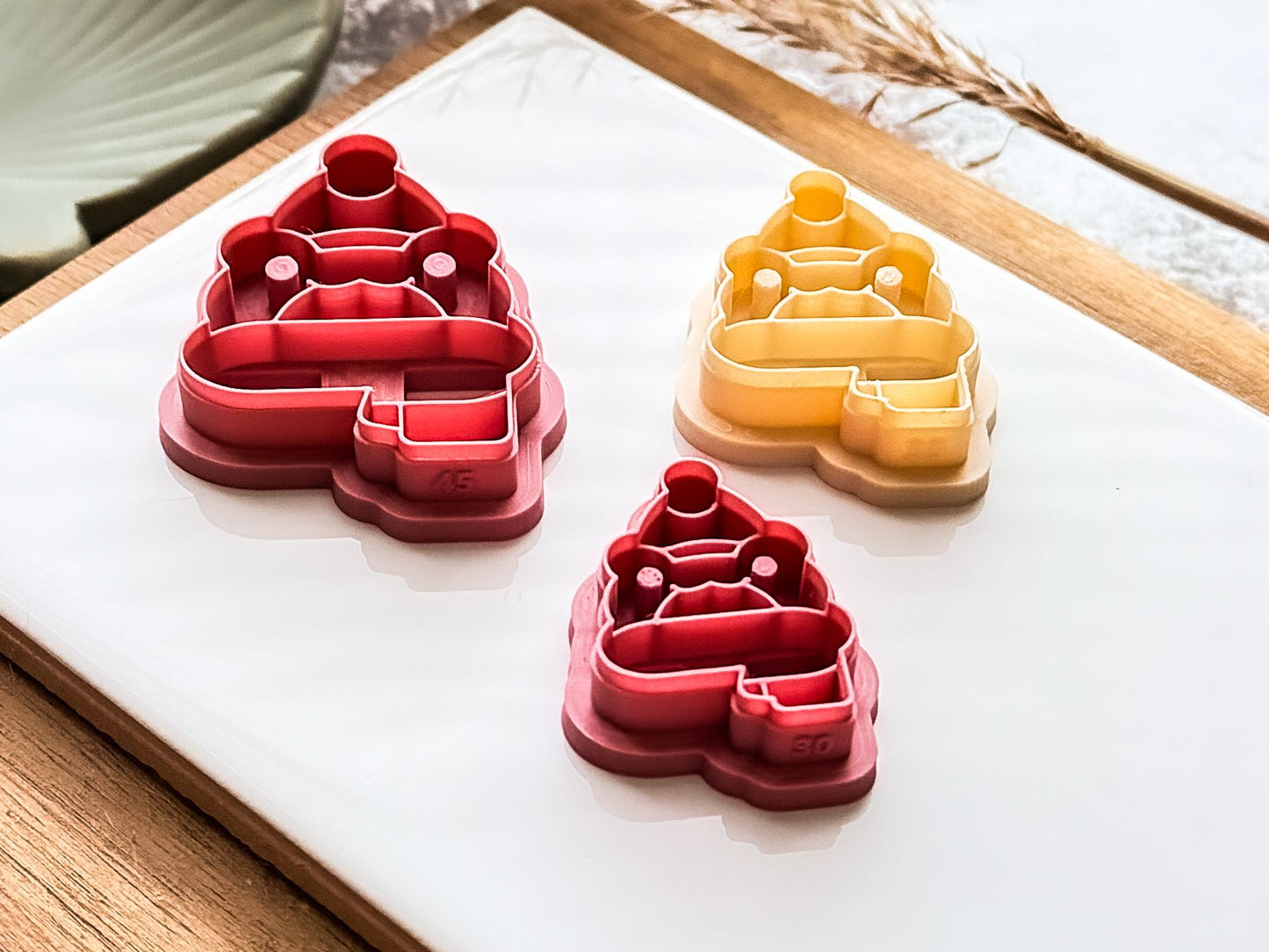 Christmas Frog Cutter for Polymer and Metal Clay, 3 - 5cm-Christmas Clay Cutters