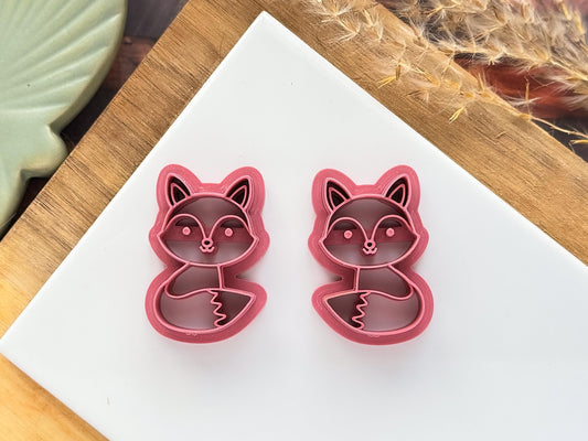 Fox Polymer Clay Cutter | Woodland Animal Shape | Fondant Tool | 5 Sizes-Animal & Nature Cutters