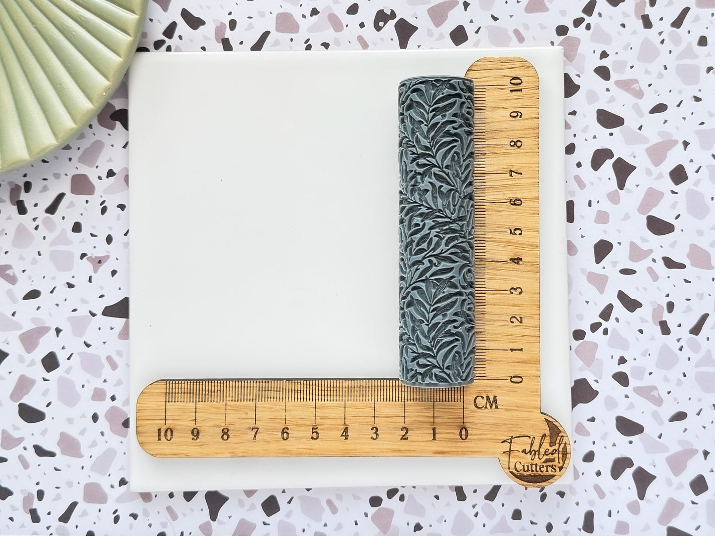 Vintage Leafy Vines Texture Roller For Polymer Clay-Texture Rollers