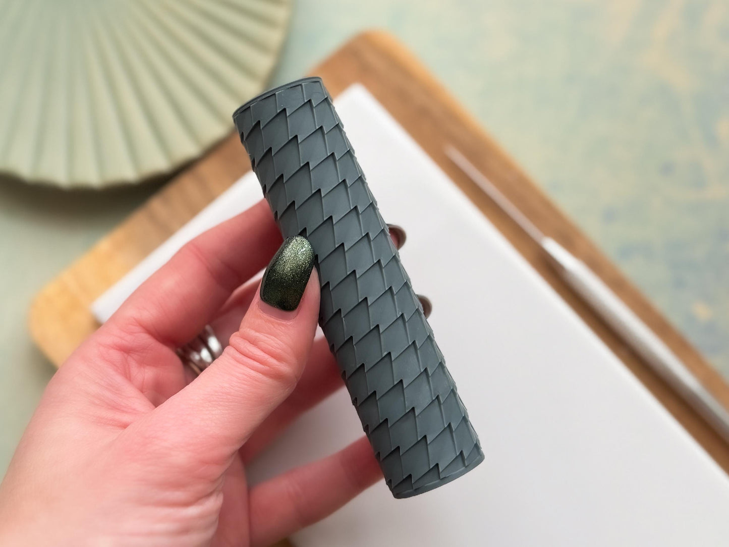 Sharp Dragon Scale Texture Roller For Polymer Clay-Texture Rollers