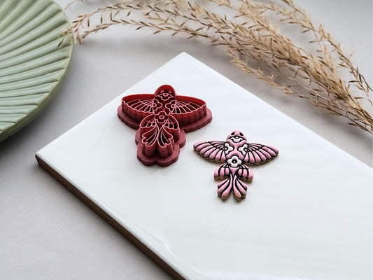Blossom Fish Polymer Clay Cutter, Folk Art Floral Design 1-Animal & Nature Cutters