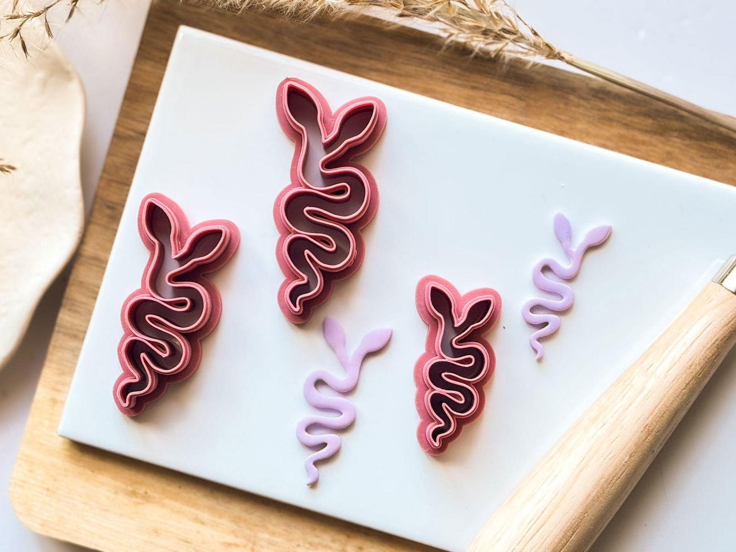 2 Headed Snake Clay Cutter - Fabled Cutters