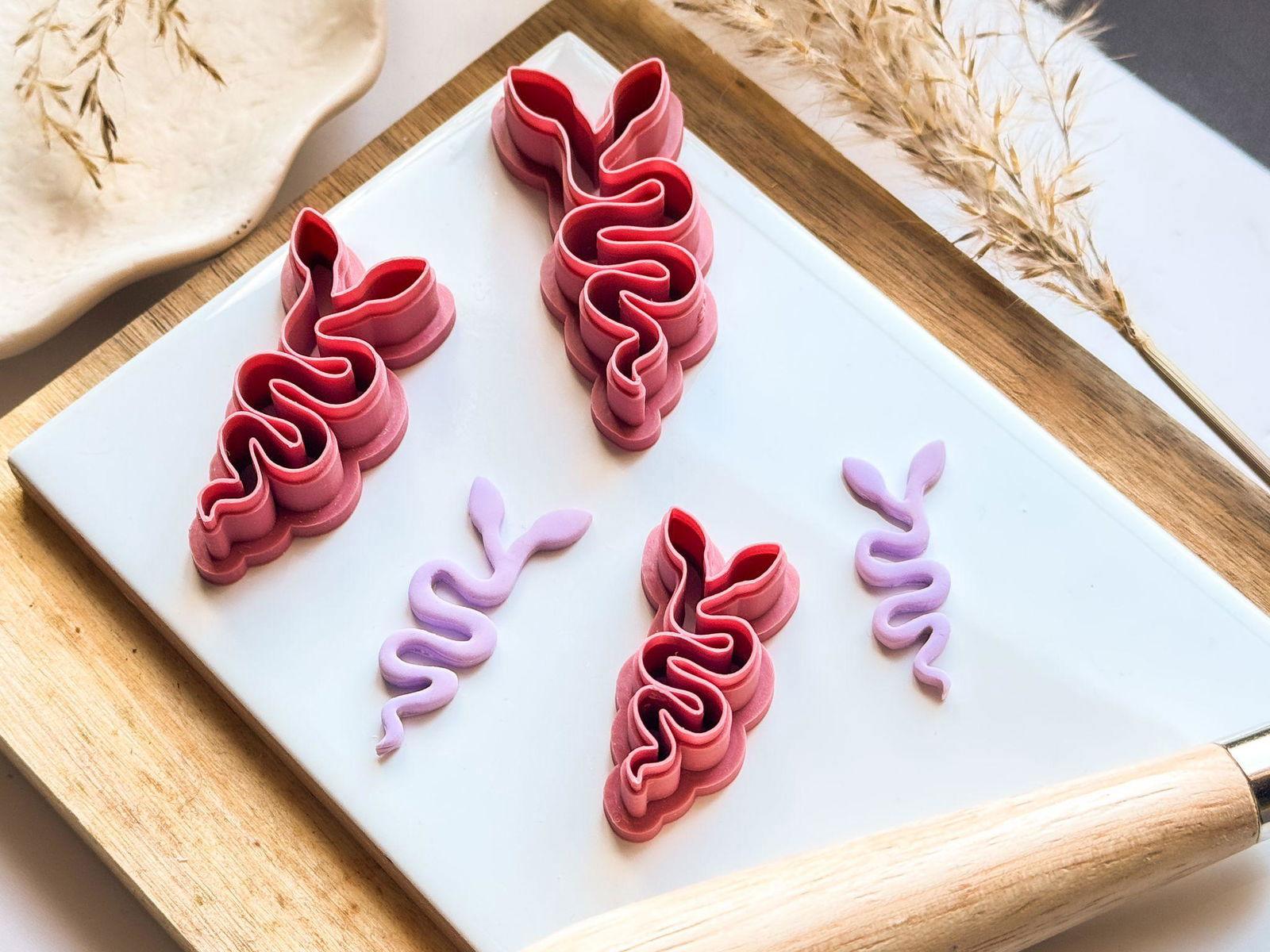 2 Headed Snake Clay Cutter - Fabled Cutters