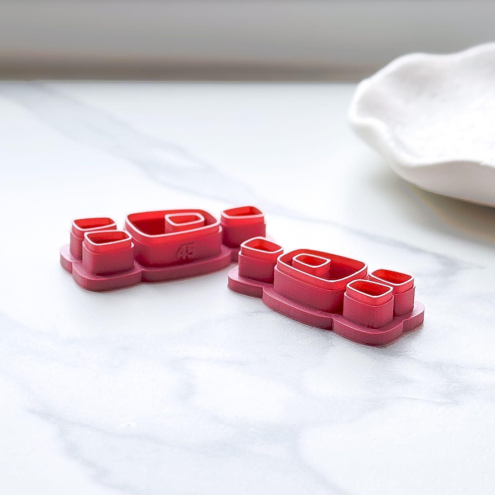 4 in 1 Rectangular Boho Polymer Clay Cutters - Fabled Cutters