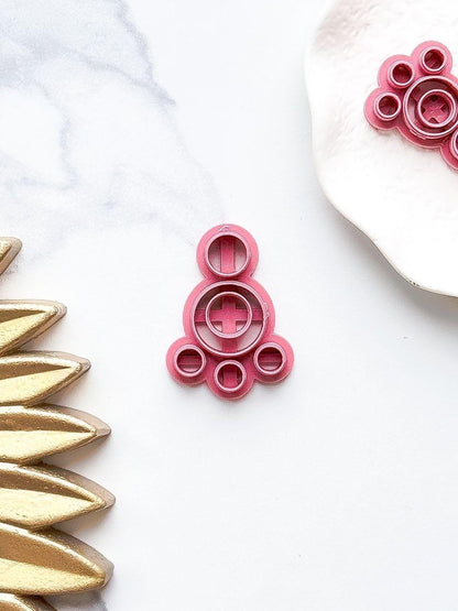 5 in 1  Circular Boho Polymer Clay Cutters - Fabled Cutters