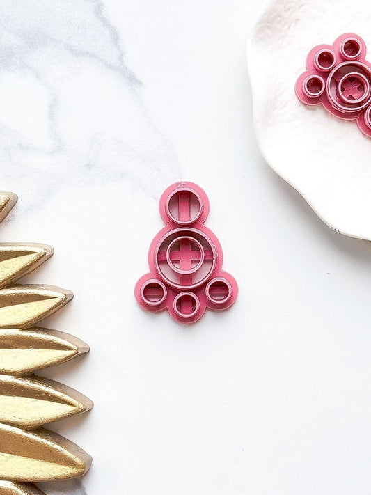 5 in 1  Circular Boho Polymer Clay Cutters - Fabled Cutters