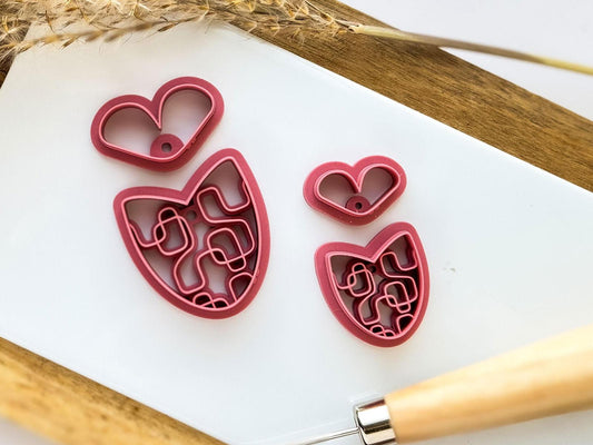 Abstract Clay Earring Cutter Set - Fabled Cutters