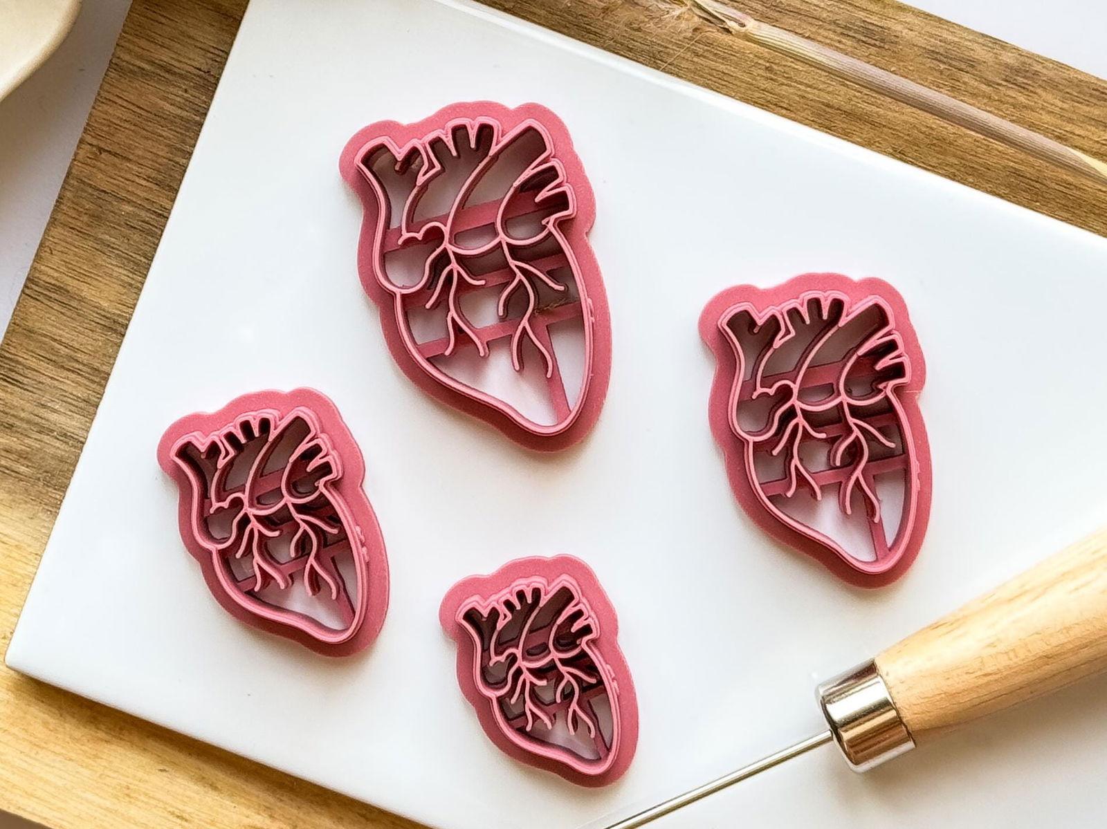 Anatomical Heart Clay Cutter - Fabled Cutters