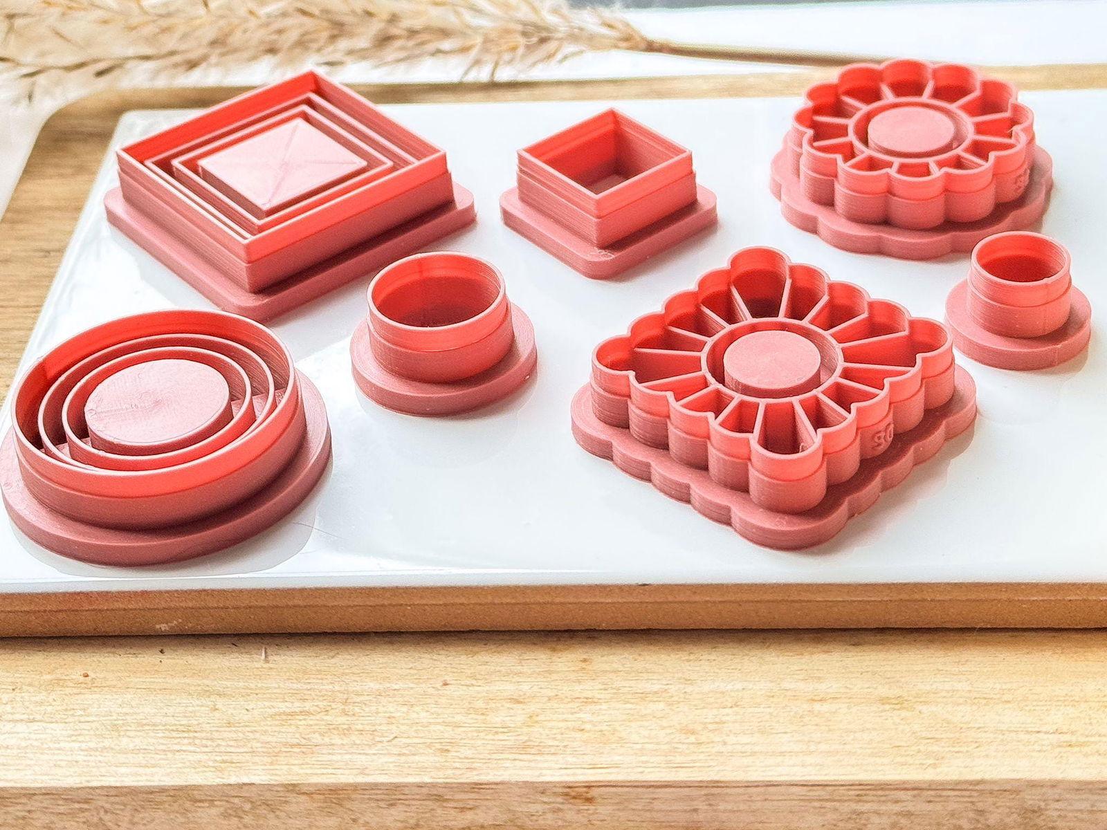 Art Deco Clay Cutter Set - 7 pieces - Fabled Cutters