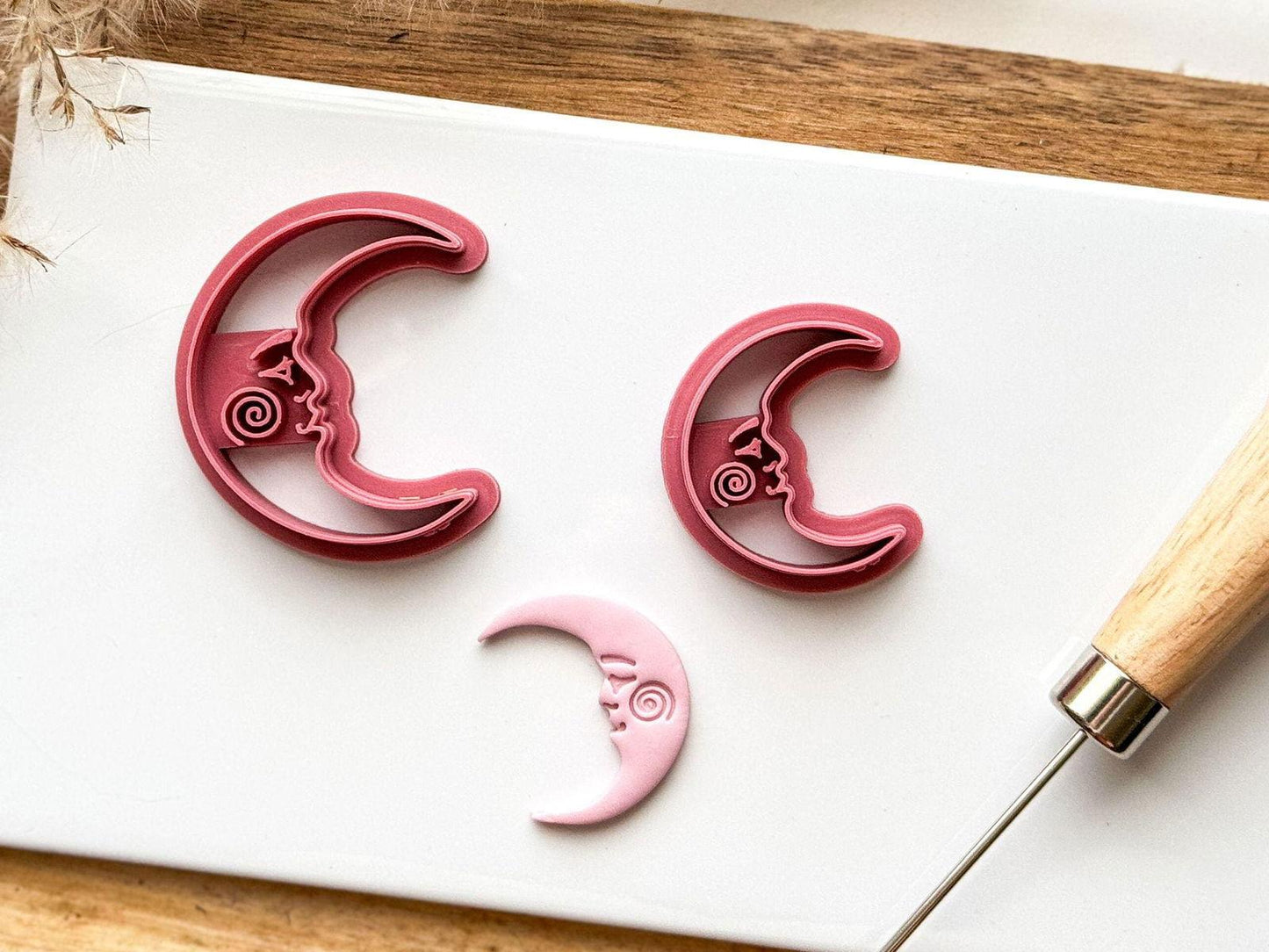 Boho Celestial Moon Clay Cutter - Fabled Cutters