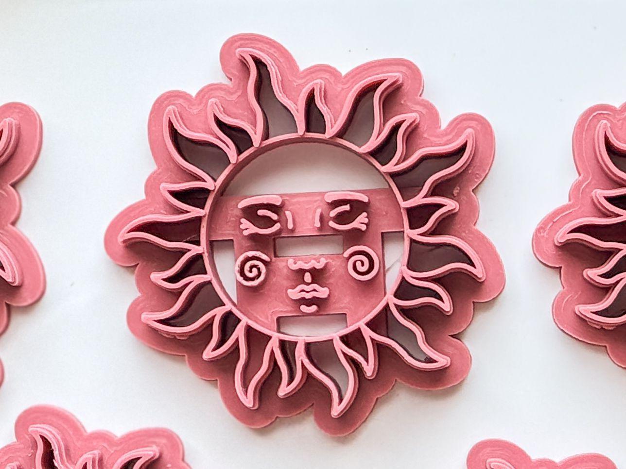 Boho Celestial Sun Clay Cutter - Fabled Cutters