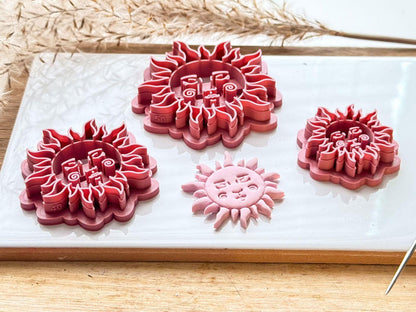 Boho Celestial Sun Clay Cutter - Fabled Cutters