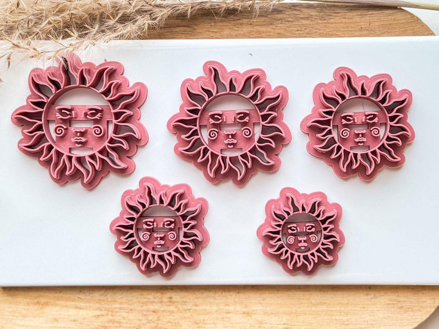 Boho Celestial Sun Clay Cutter - Fabled Cutters