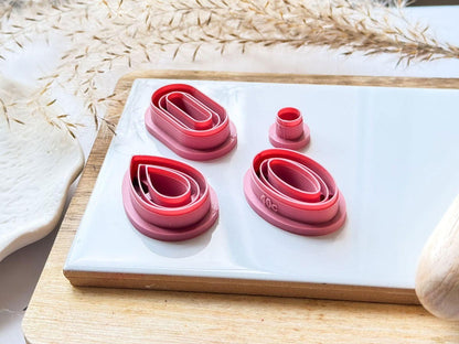 Boho Clay Cutter Imprint Set - 4 pieces - Fabled Cutters