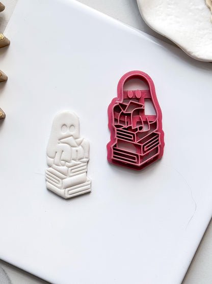 Bookish Ghost clay cutter - Imprint - Fabled Cutters