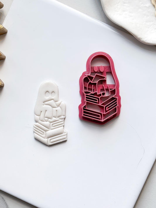 Bookish Ghost clay cutter - Imprint - Fabled Cutters