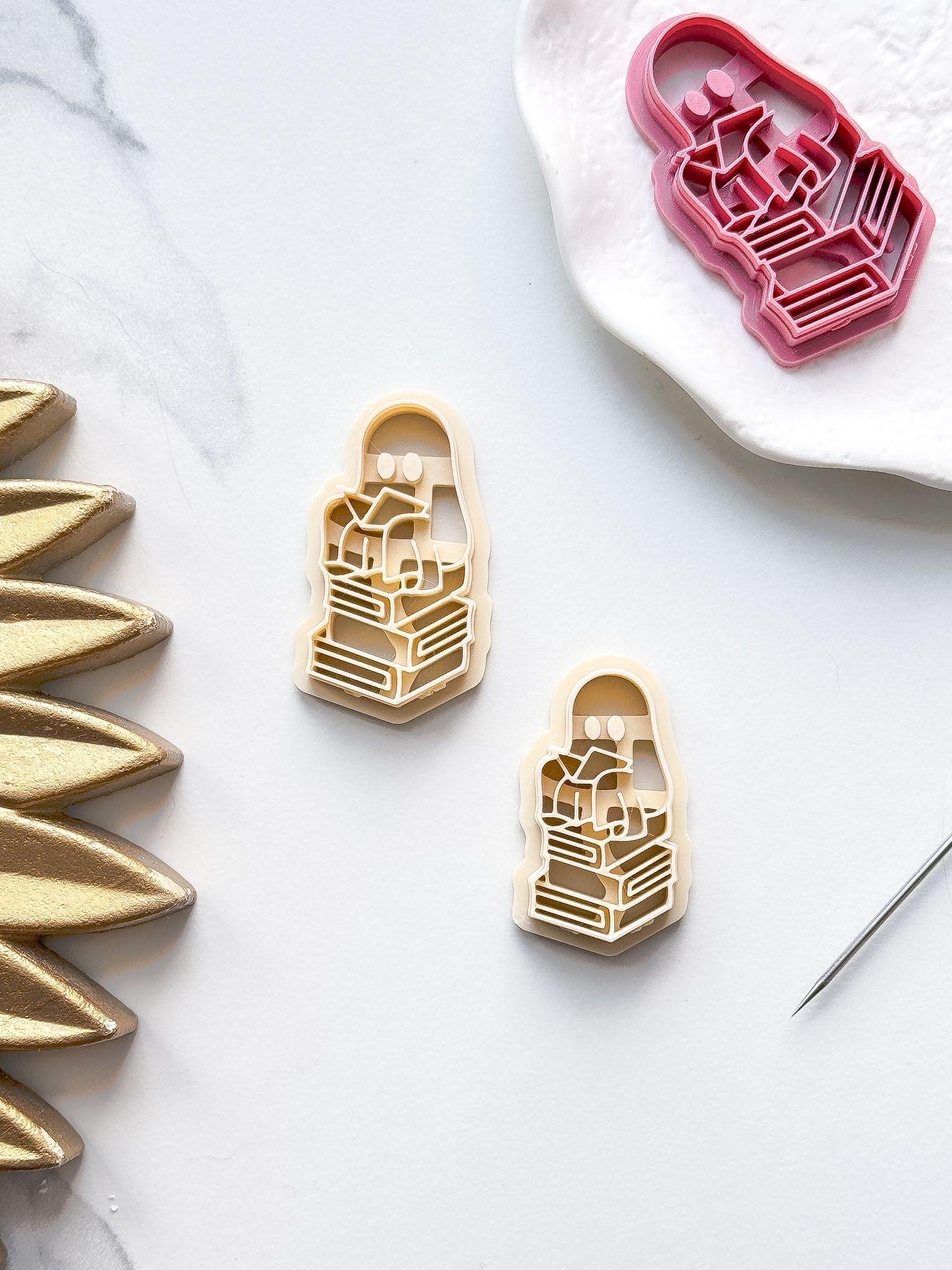 Bookish Ghost clay cutter - Imprint - Fabled Cutters