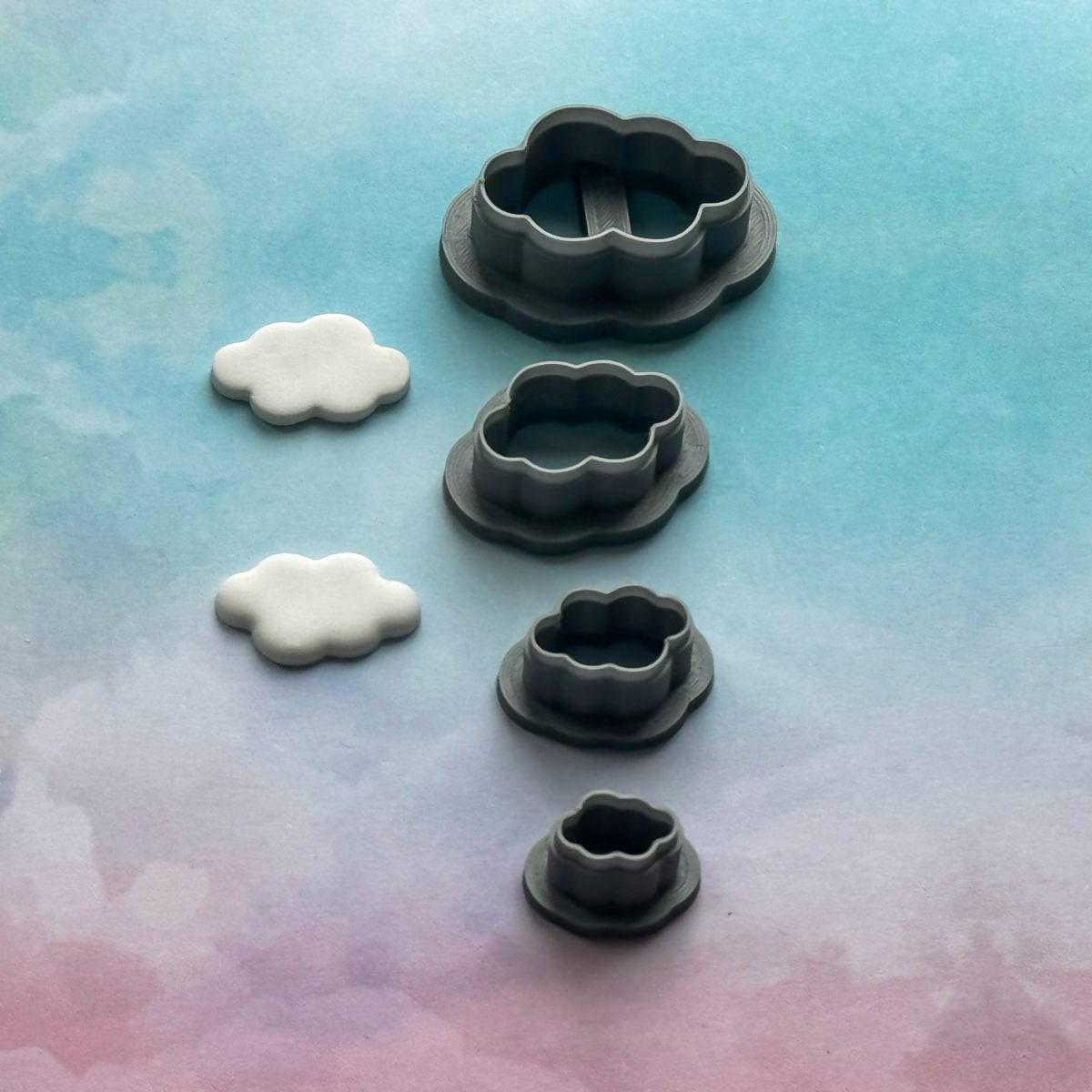 Bouncy Cloud Polymer Clay Cutter - Fabled Cutters