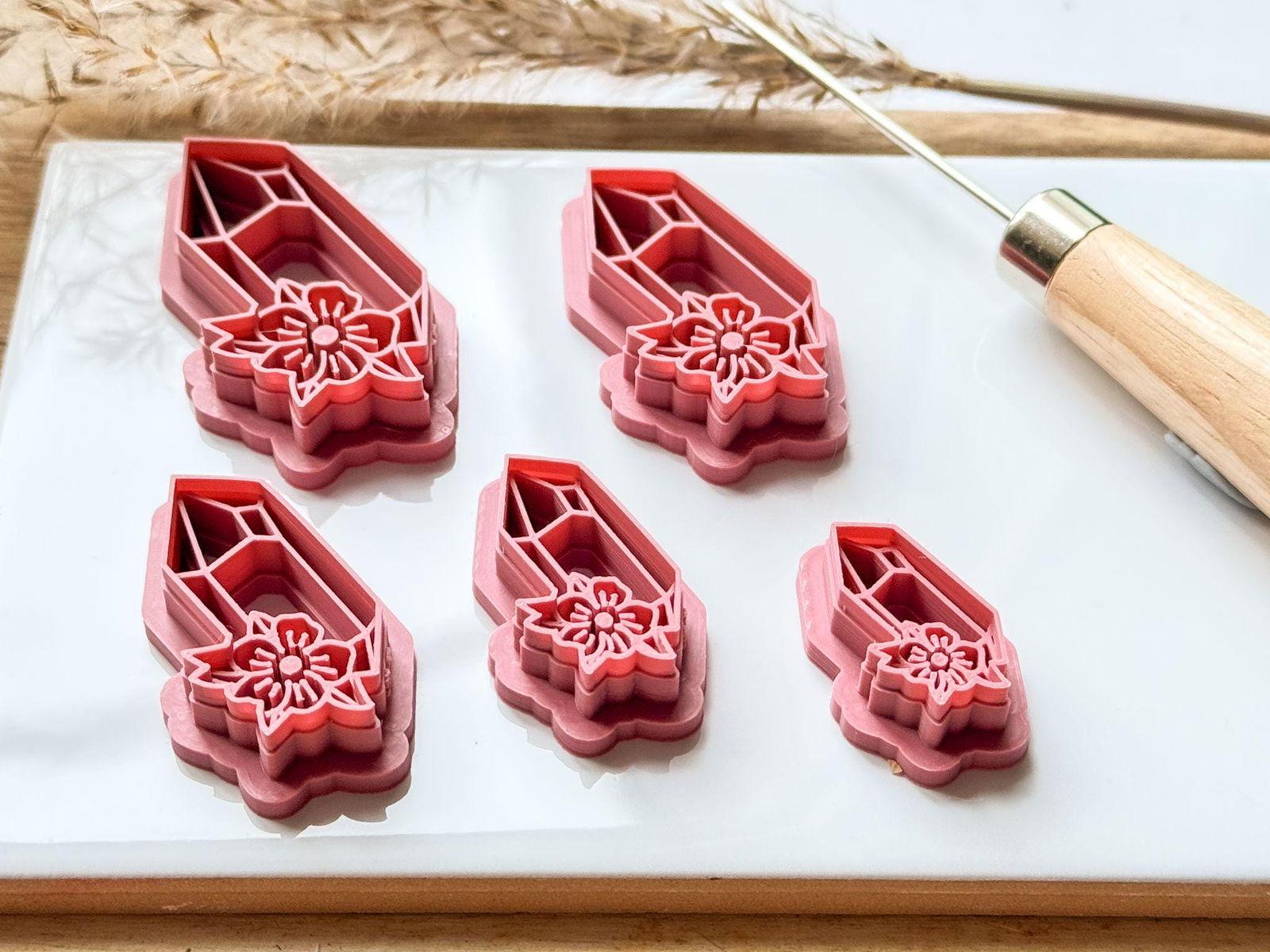 Celestial Crystal Clay Cutter with Flower - Fabled Cutters