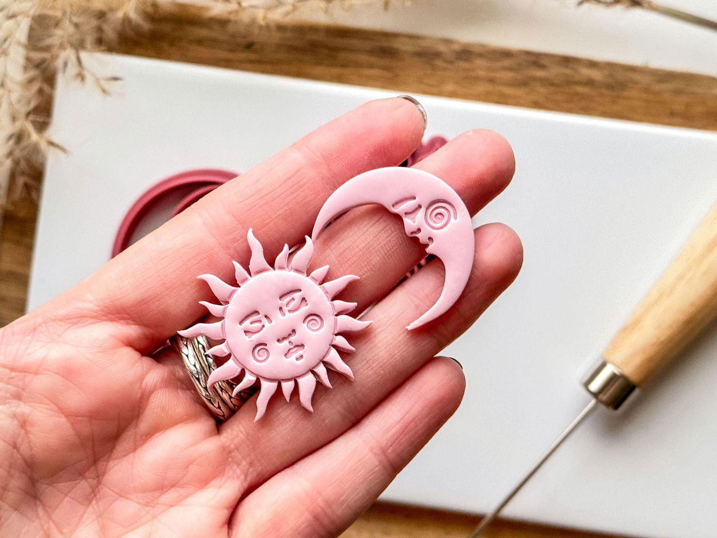 Celestial Sun and Moon Clay Cutter Set - Fabled Cutters