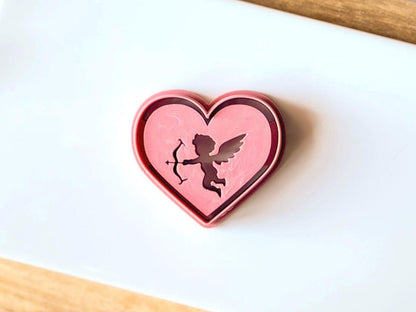 Cupid Polymer Clay Cutter - Embossed - Fabled Cutters