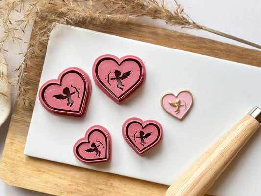 Cupid Polymer Clay Cutter - Mirrored Set - Fabled Cutters
