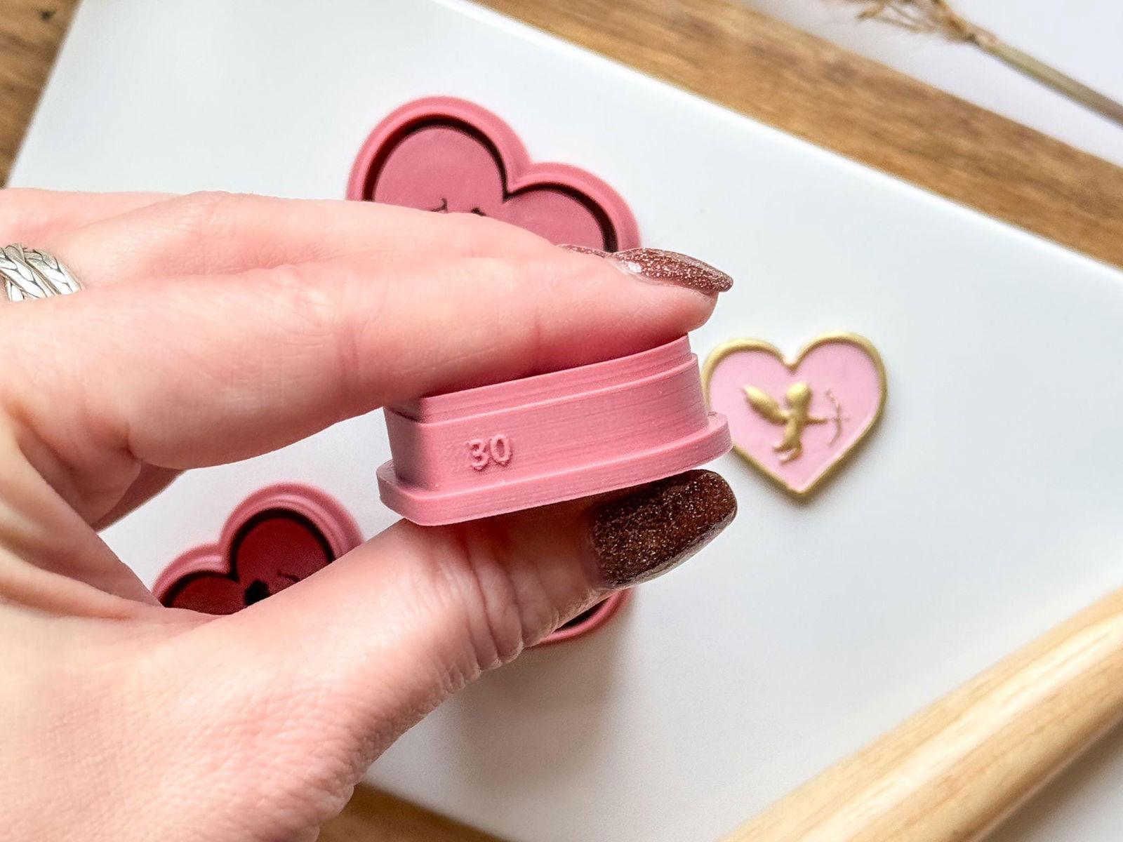 Cupid Polymer Clay Cutter - Mirrored Set - Fabled Cutters