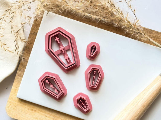 Cursed Coffin Polymer Clay Cutter - Fabled Cutters
