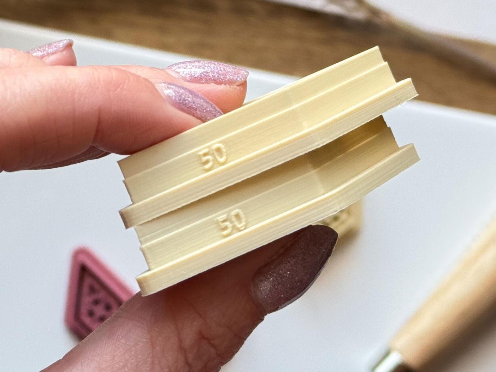 Diamond Floral Clay Cutters x 2 - Fabled Cutters