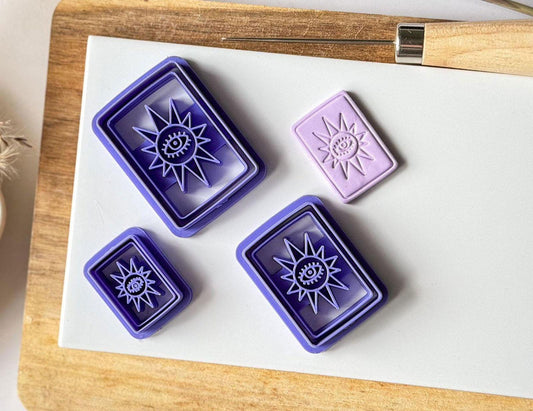 Evil Eye Tarot Card Clay Cutter - Imprint - Fabled Cutters