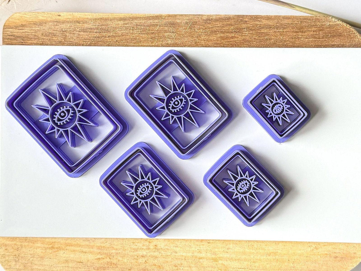 Evil Eye Tarot Card Clay Cutter - Imprint - Fabled Cutters